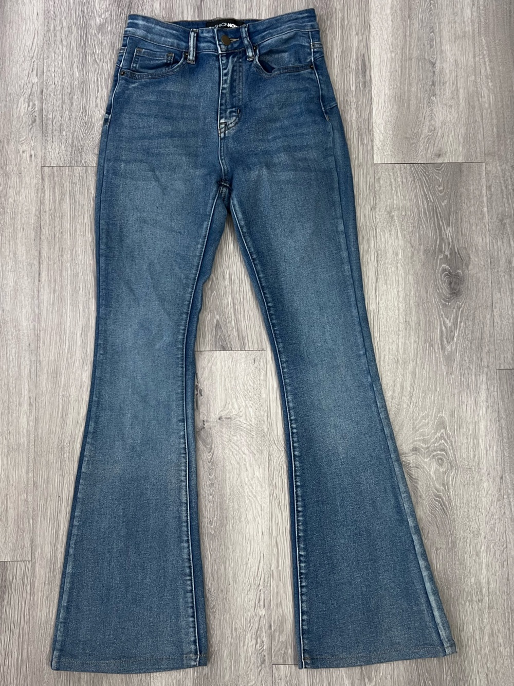 Fashion Nova Slim Skinny Jeans in Mid Blue Wash